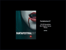 Tablet Screenshot of fanta-festival.it